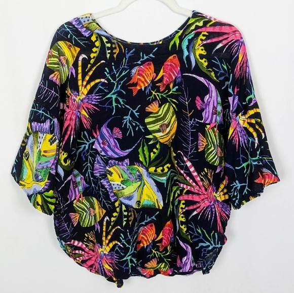 Vintage 1970 Adini Indian Cotton Gauze Bohemian Hippy Two Piece Set Skirt Top S - Picture 3 of 7